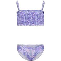 Gris Maillots de bain Kids Only Purple Rose Caroline Tie Dye Smock Bikini 110/116 110/116