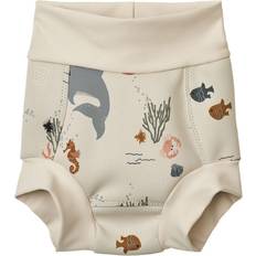 Poliestere Pannolini da nuoto Liewood Valentin Swim Nappy Pants - Sea Creature/Sandy (LW15411-1032)