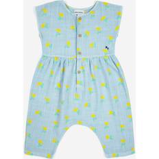 Lyhythihainen Haalarit Bobo Choses Floral Romper - Blue