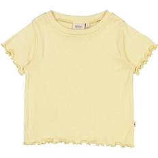 Wheat Rib t-shirt Irene yellow dream