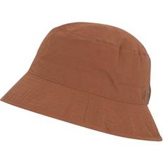 Bruna Solhattar Barnkläder Melton bucket hat UV50 Leather Brown Buckethatt