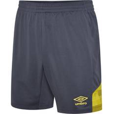 Umbro Kid's Vier Shorts - Carbon/Blazing Yellow