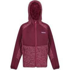 Purple Hoodies Children's Clothing Regatta Childrens/kids Dissolver Vi Marl Fleece Full Zip Hoodie (violet/amaranth Haze)