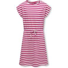 Valkoinen Mekot Only Konmay S/S Dress Jrs - 12 Jahre