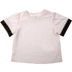 Baby Girl's Baby Ff Cuff Logo T-shirt Pink