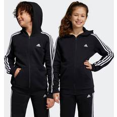 Lange Ärmel Oberteile Adidas Essentials 3-Stripes Fleece Full-Zip Hoodie 11-12Y