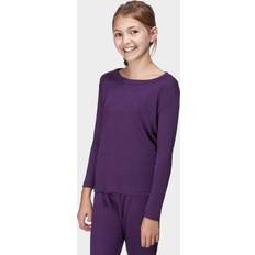 PETER STORM Kid's Thermal Crew Top, Purple