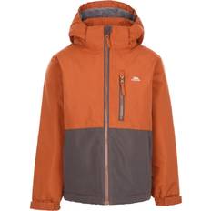 Polyester Rain Jackets Trespass Boys Rain Jacket TP50 Sherwood Orange 11/12