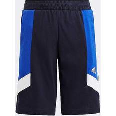 Logo Print Sports Shorts in Cotton