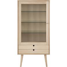 Nordform Tilda Blank Eiken Vitrinekast Naturel Glas