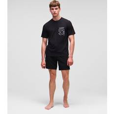 Karl Lagerfeld Ikonik Shorts And Tee Set, Man, Black