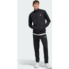adidas Linear Logo Tricot Track Suit - Black/White