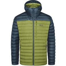 Rab mens microlight alpine jacket Rab Microlight Alpine Jacket Down jacket Men's Orion Blue Aspen Green