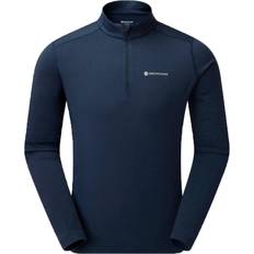 Montane dart zip t shirt Montane Dart Thermo Zip Neck T-Shirt Eclipse Blue