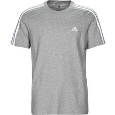 Adidas Camiseta Casual 3-Stripes - White/Orange