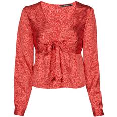 Guess NEW LS GWEN TOP - Rosso