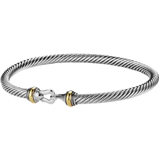 David Yurman Buckle Bracelet - Silver/Gold