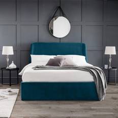 Double Beds - Turquoise Bed Frames Julian Bowen Frida Storage Ottoman 160x219cm