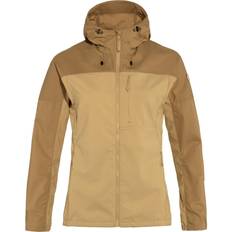 Fjällräven abisko midsummer jacket Fjällräven Dame Abisko Midsummer Jakke (BEIGE (DUNE BEIGE-BUCKWT BRWN/196-232) (XL)