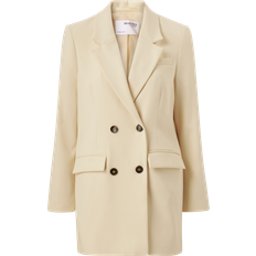 Selected Femme Dobbeltradet Blazer Beige