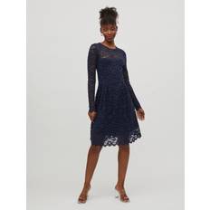 Dress with blazer Vila Vikalila L/S Lace Dress - Blazer Navy