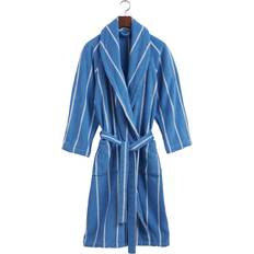 Gant Home Stripe Bathrobe - Blue Bell