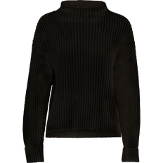 Selected Oversized Jumper Knit Pullover - Black