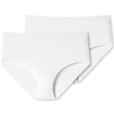 Schiesser Vrouw Onderbroeken Schiesser Midi Slip 2-Pack - Wit