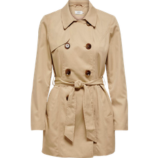 Beige - Donna Cappotti Only Onlvalerie Coat - Beige