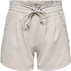 JDY JDY Frill Edge Shorts - Beige/Neutral