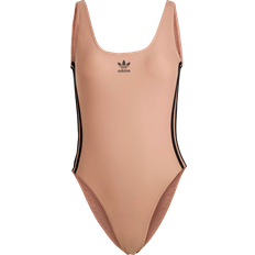 Nainen - Ruskea Uima-asut Adidas Adicolor 3S Swimsuit - Clay Strata/White