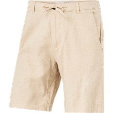 Brune - Herre Shorts Selected Homme Hør Shorts Beige