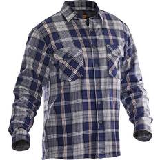 Fodrad flanellskjorta Jobman Flanellskjorta Fodrad Navy/Grey