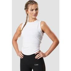 Empowering Open Back Tank - White