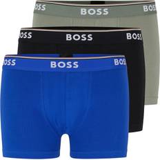 HUGO BOSS Ropa interior de hombre rebaja HUGO BOSS Trunk 3p Power Bóxer, Multicolor 977