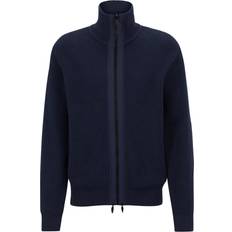 HUGO BOSS Femme Vêtements HUGO BOSS Abinero Knitted Full-Zip Dark Blue