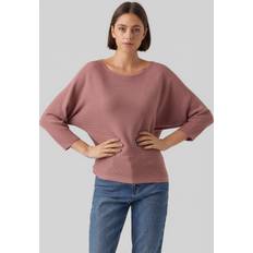 Vero Moda Boatneck Blouse 3/4 - Rosa