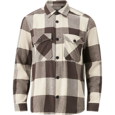 Only og sons overshirt Only & Sons Overshirt onsMilo Life LS Check Brun