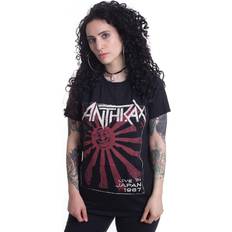 Anthrax Men's Live In Japan Short Sleeve T-shirt, Black