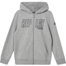 Replay Jumper Grey Melange Unisex Hoodies & Sweatshirts