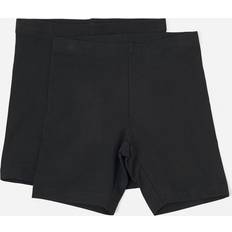 Name It Leggings nkfVivian 2-pack Solid Short Legging Svart 130/140