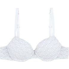 DIM Girls Microfiber Top Comfort Bra - White