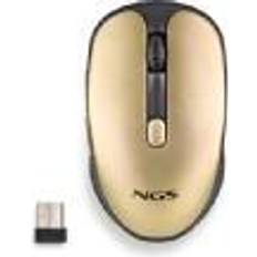 Mouse per Computer NGS EVO Rust Gold Wireless Rechargeable Silent Mouse