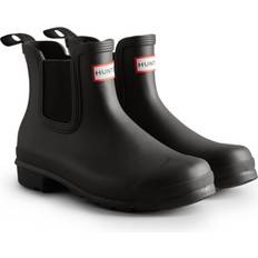 Hunter Chelsea boots Hunter Damer original Chelsea Boots svart tricolor logotypband, svart