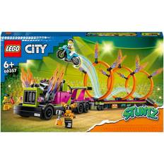 Lego stuntz LEGO City Stunt Truck & Ring of Fire Challenge 60357