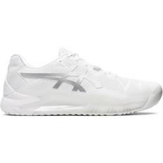 Silver Racketsportskor Asics GEL-RESOLUTION White/Pure Silver