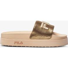 Beige Slides Fila Badesandaler Morro Bay Zeppa Vanilla Cream Badesandal