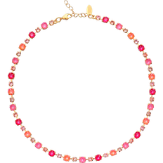 Halsband korall smycken Caroline Svedbom Calanthe Necklace - Gold/Multicolour