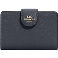 Coach Corner Zip Medium Wallet - Gold/Midnight