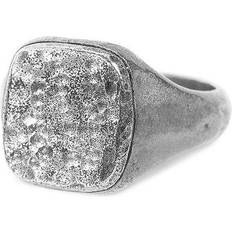 Men - Signet Rings John Varvatos Artisan Distressed Signet Ring - Silver